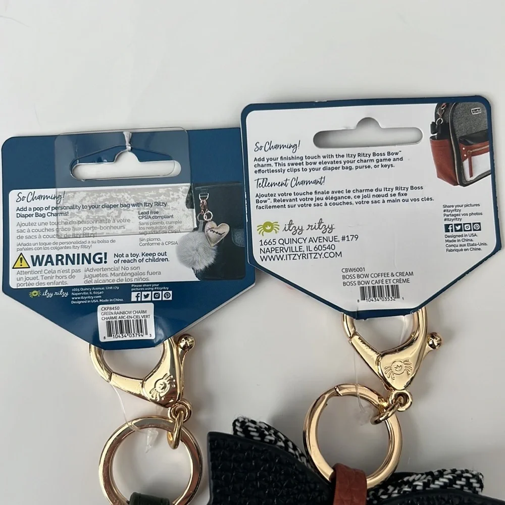 Itzy Ritzy Diaper Bag Charms Boss Bow Bundle (Set of 2) - Picture 3 of 8